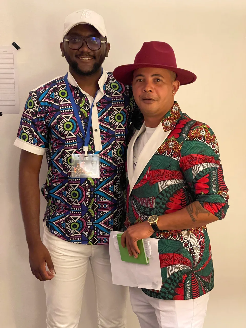 Live stage performance styled by The African Marquis